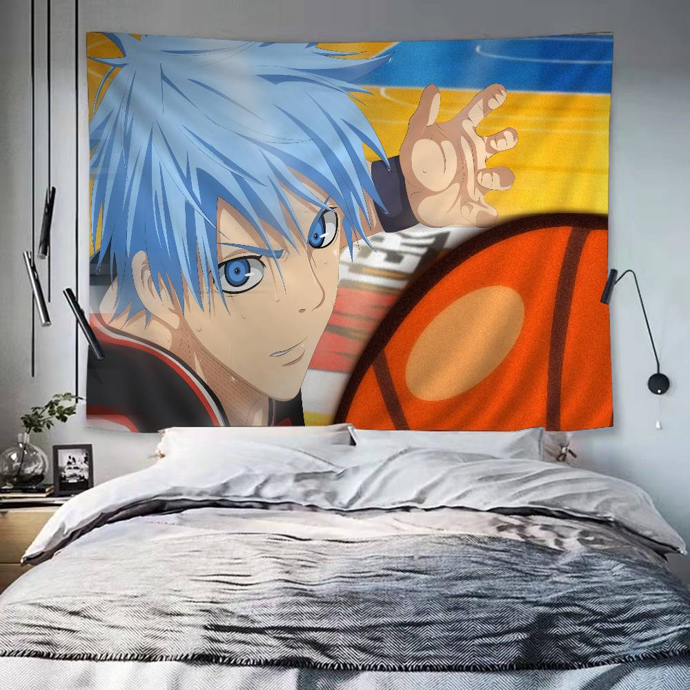 Kuroko No Basket Cartoon Wandteppich Hippie Blume Wandteppiche Schlafsaal Dekor Kunst Heimdekor