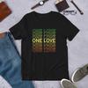 One Love Rasta Fade Unisex Concert T-shirt Gift for Reggae Lovers