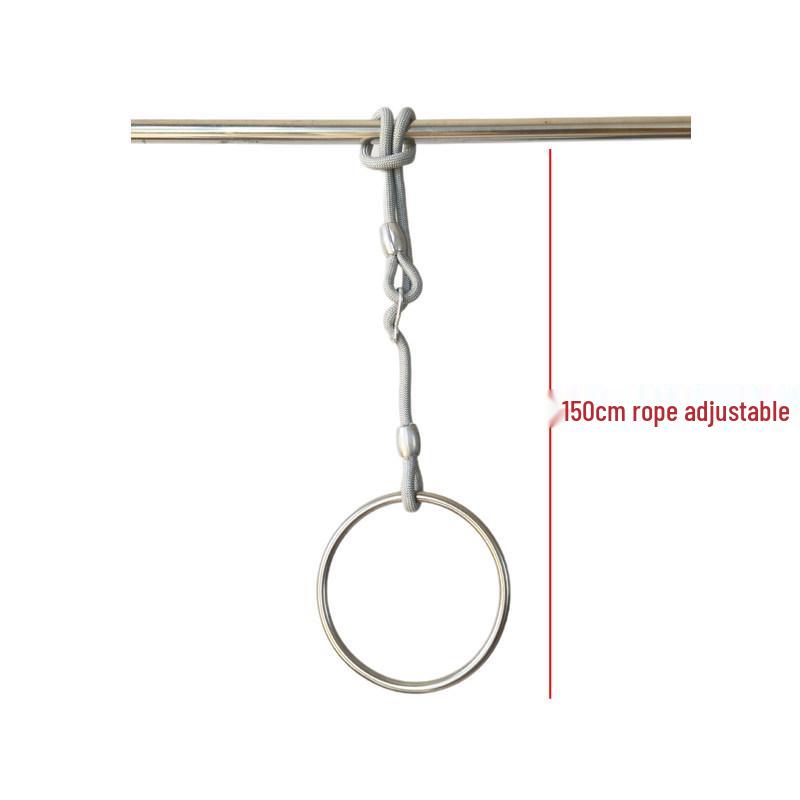 304 Stainless Steel Solid Welded Ring Swing Chain for Indoor/Outdoor Playgrounds - Suitable for Adults and Children