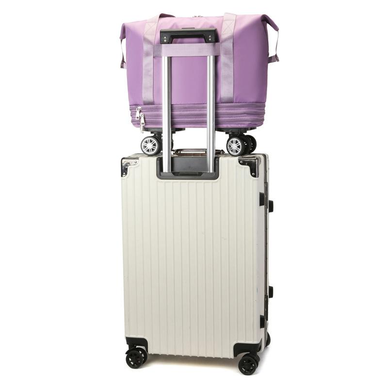 Travel Bag with Large Capacity, Student Short Distance Travel Storage Bag, Suitcase, Swivel Wheel, Ready for Delivery, Fitness Luggage Bag