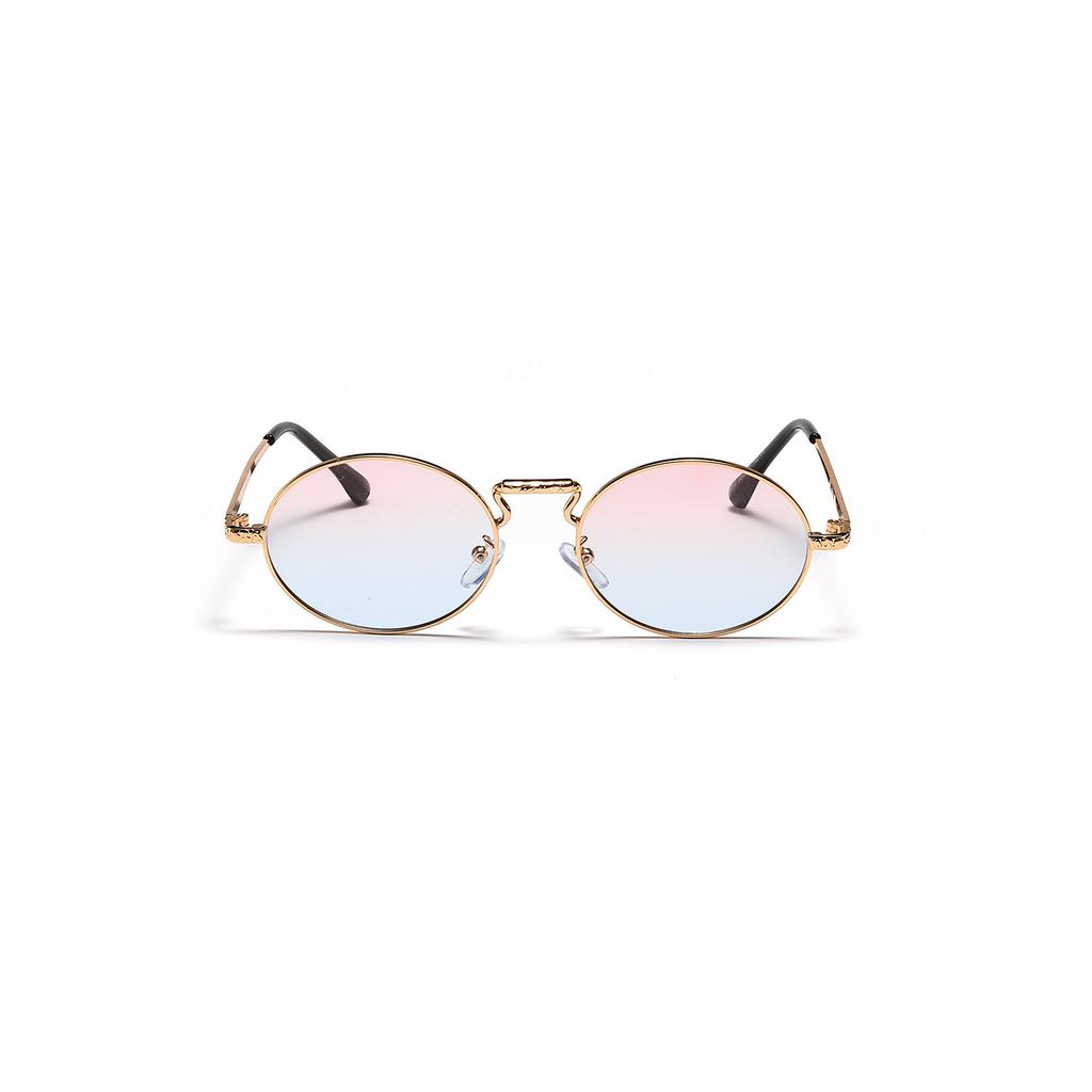 Metal Small Frame Glasses Round Street Shot Colored Sunglasses Female Best Man Prince Glasses Performance Sunglasses Female And Male