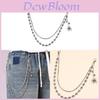 Gothic Spider Waist Chain With Metal Tassels For Men And Women Halloween Accessory
