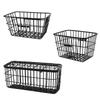 Hanging Style Bicycle Cargo Basket Metal Bike Hanging Basket Rear Storage Basket Cycling Organizer