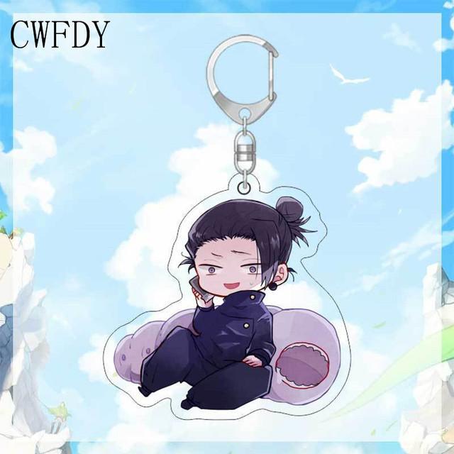 Anime Geto Suguru Ryomen Sukuna Fushiguro Toji Nanami Kento Okkotsu Yuta Inumaki Toge Acryl Schlüsselanhänger Anhänger Figur Spielzeug Geschenk