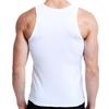 Men Summer Fitness Vest Solid Color Seamless Plus Size Crew Neck Sleeveless Stretchy Soft Breathable Quick-drying Pullover Casual Men Gym Sport