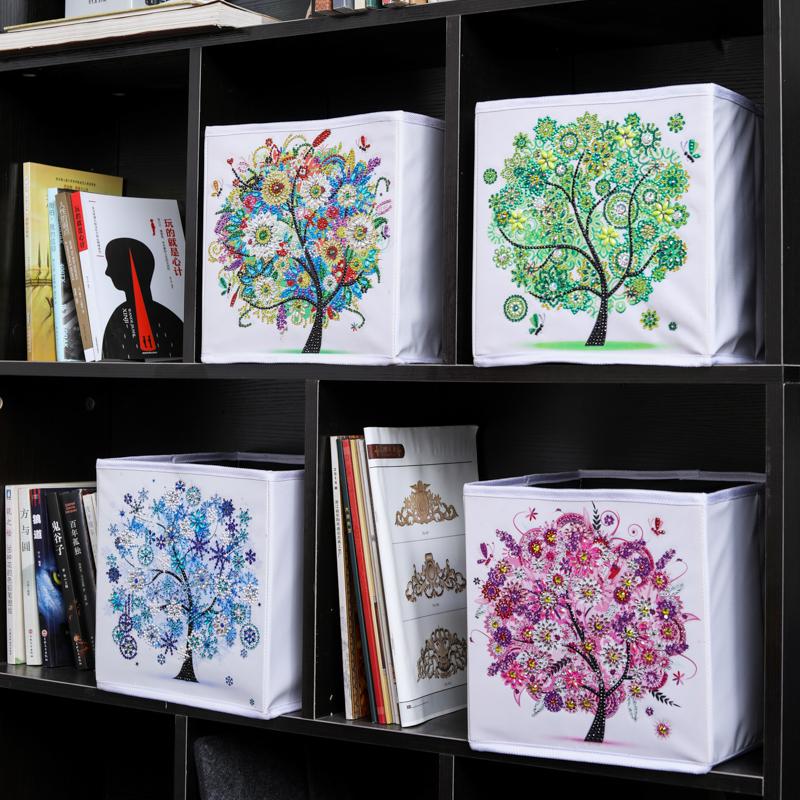 Diy handgemachte Diamant Malerei Aufbewahrungsbox geformt Diamant Mosaik Kreuzstich 5D Diamant Kunst Stickerei Schlafzimmer Haushaltsgegenstände