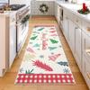 Runner Rug Corridor Carpet Bedside Bedroom Christmas Entrance Decoration Floor Mat Hallway Rugs Foldable Machine Washable