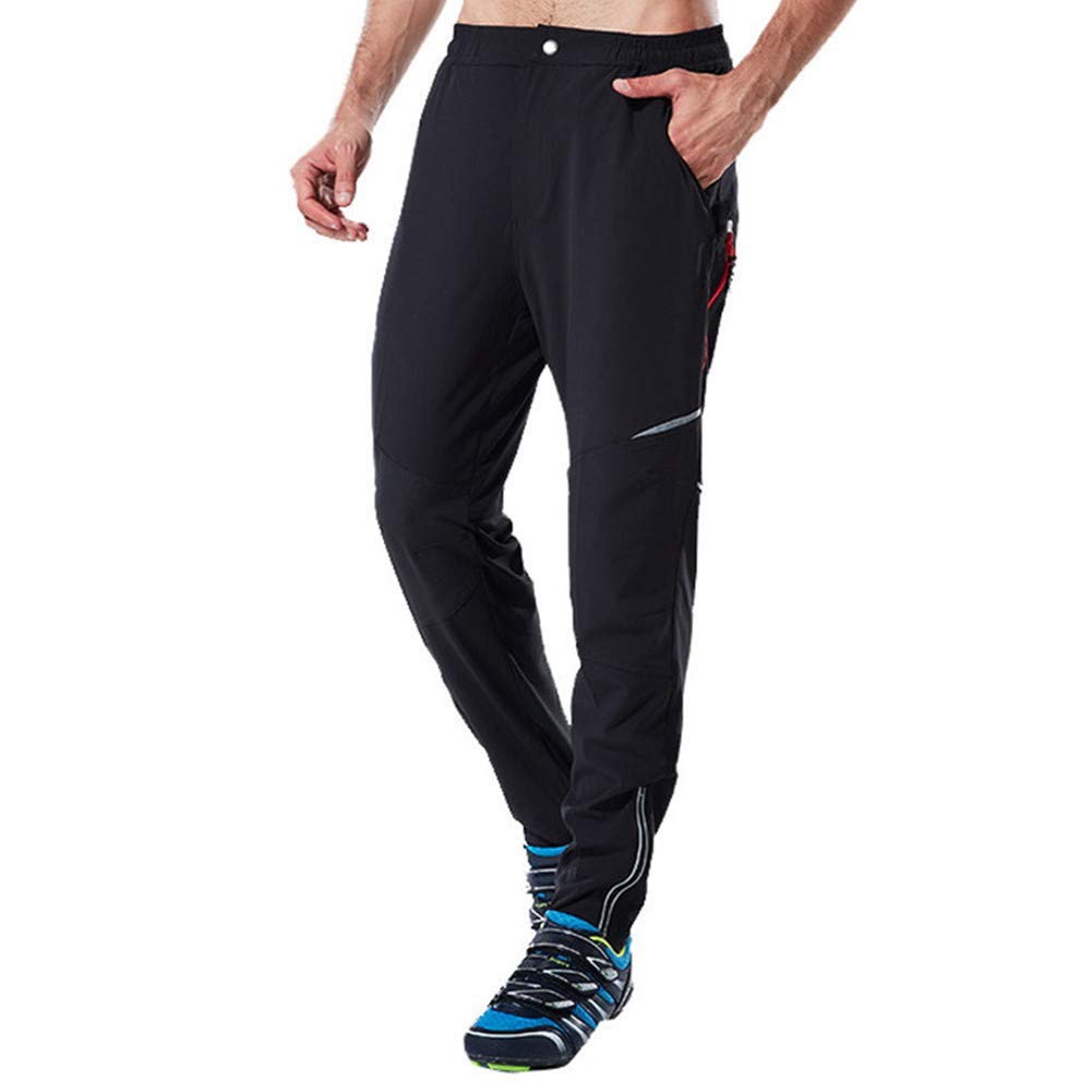 Lanbaosi Cycling Jersey Outdoor Trekking Unisex for Mountain Size Black Men's Pants, Pants, Stretch, Breathable, Cool, Quick-Drying, Waterproof,