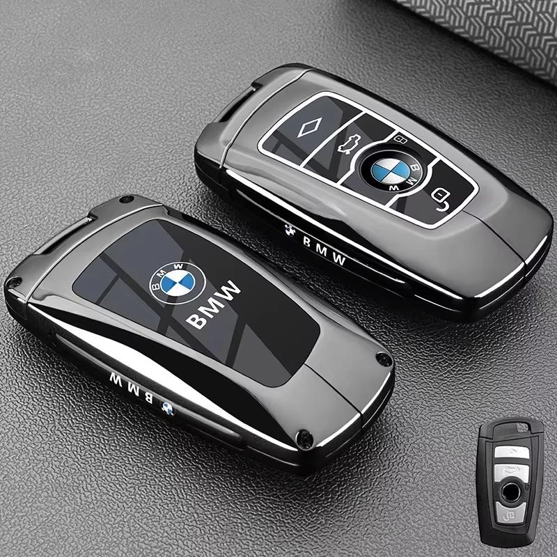 Sakausējuma Metāla Automašīnas Tālvadības Atslēgas Vāciņš Automašīnas Turētāja Korpusa Soma Atslēgas piekariņš Priekš BMW F30 F20 F02 M3 M5 F10 F18 F22 F01 X3 X4 F06 Piederumi