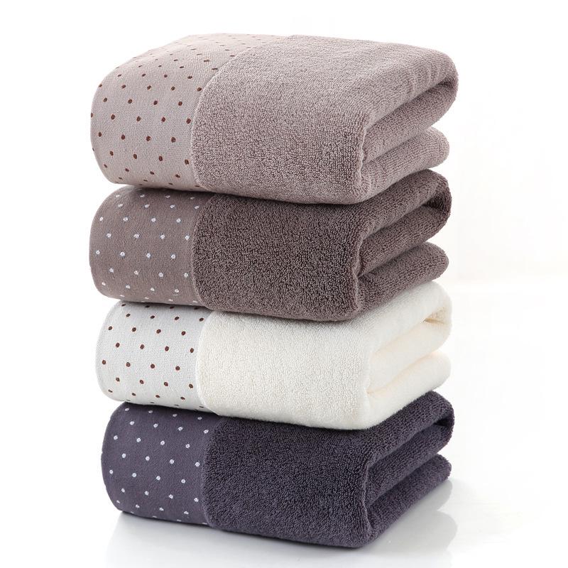 Japanese Pure Cotton Bath Towel Set: Thick and Absorbent Face and Body Towels with Embroidered Logo, Ideal for Home or Hotel Use, Gift Box Included.