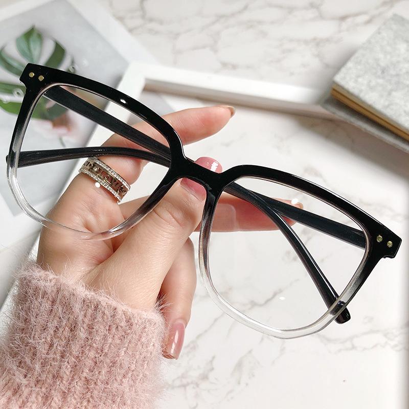 High-quality Square Frame Glasses Myopia Glasses Women Men Nearsighted Eyewear Anti Blue Light Glasses with Diopters Minus -1.0
