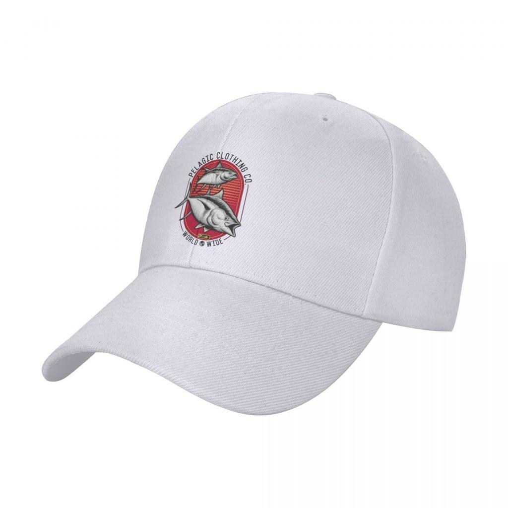 With Round Neck Printed Pelagic Tuna Women'S Baseball Caps Unisex'S Snap Back Caps Casual Hip Hop Daddy Hats Outdoor Sun Hat