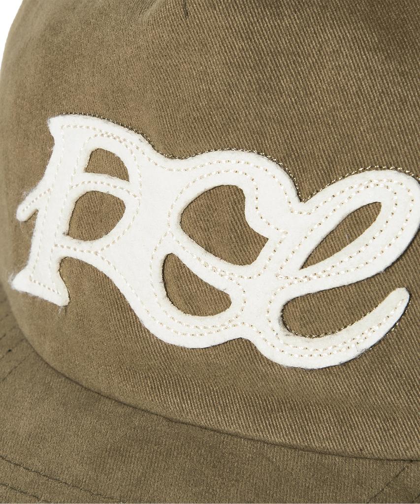 PEACE MAKER Pce Wave Applique 5-Panel Cap (Beige)