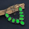 Green Copper Turquoise Necklace, 999 Copper Wire Wrapped Gemstone Jewelry, Handmade Necklace Amazing Jewelry, Gift For Her