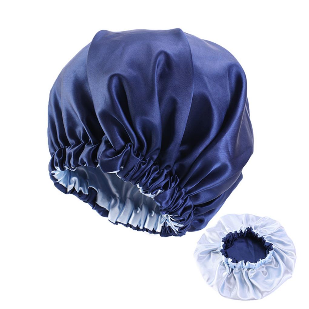 Sleep Cap For Comfortable Night S Rest Made With Satin Double Layer Hair Bonnet