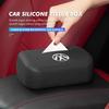 For Volkswagen VW Car Paper Storage Bag Silicone Handkerchief Box Tissue Case Passat Golf 4 5 6 Tiguan Polo Scirocco Jetta CC