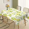Summer Fruit Lemon Waterproof Plastic Tablecloth Holiday Party Birthday Party Decor Kids Table Cloth Dining Table Cover Kitchen