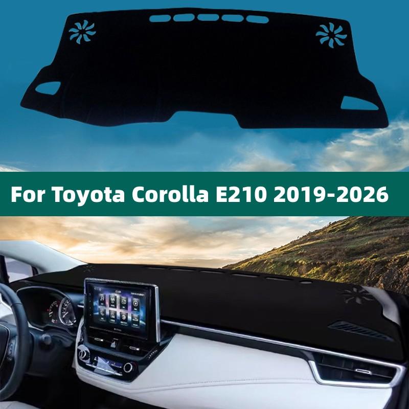 For Toyota Corolla E160 E170 E180 E210 2014~2026 E210 Hybrid 1pc Car Dashboard Sun Shade Anti-UV Carpet Non-slip Mat Accessories