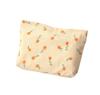 Clapoyis Large Capacity Square Makeup Pouch with a Cute Floral Print Women's