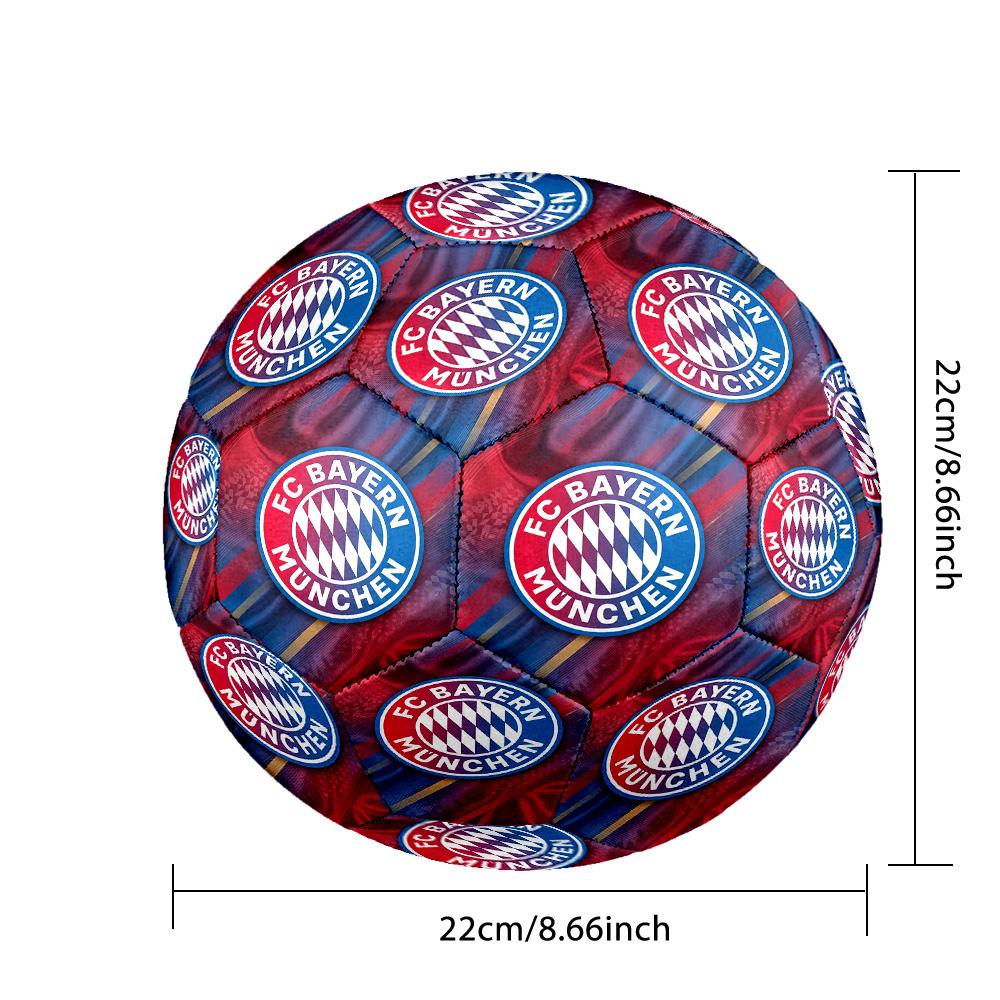 FC Bayern München Größe 5 Fußball Hohelastischer Fußball Für Außenwettkampf Tägliches Training Spielen