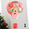 Commodity 1PC Santa Claus Elk Hot Air Balloon 12 Inch Paper Lantern Lampshade DIY Crafts Ceiling Hanging Xmas Decorations Party Supplies