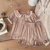 2025 Summer Kids' Pajamas: Korean Modal Short-Sleeve Set for Girls
