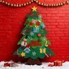 DIY Filz Weihnachtsbaum für Kleinkinder Wandbehang Weihnachtsbaum-Set Interaktive Kinder DIY Bastelarbeiten für Feiertags-Partyzubehör
