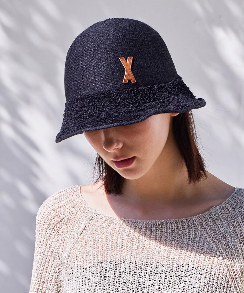 Bajal Va Patch Towel Bucket Hat Black
