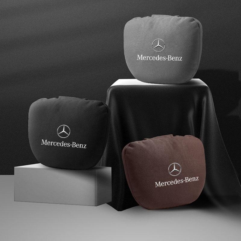 Velúr Autós Fejtámla Nyaktámasz Ülés Deréktámasz Párna Puha Nyakpárna Mercedes Benz AMG W205 C300 W203 W206 W108 W124 Autóhoz BA1