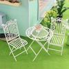 Trendy Dollhouse Patio Set No Deformation Mini Garden Furniture Set