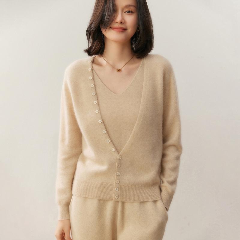 Qinghe 100% Pure Cashmere Women's Sweater - Ultra Soft Luxury Winter Pullover