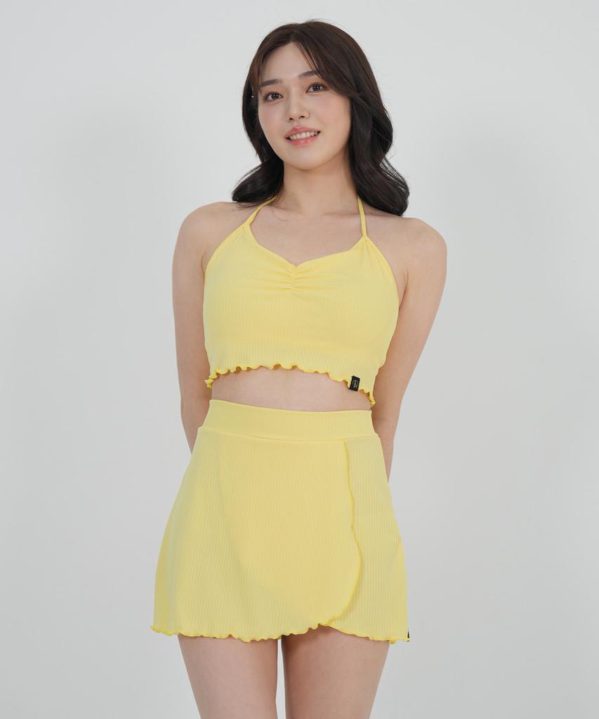 Foriz [Scarlet Skirt_Lemon] Swimsuit Resort Cover-Up Skirt