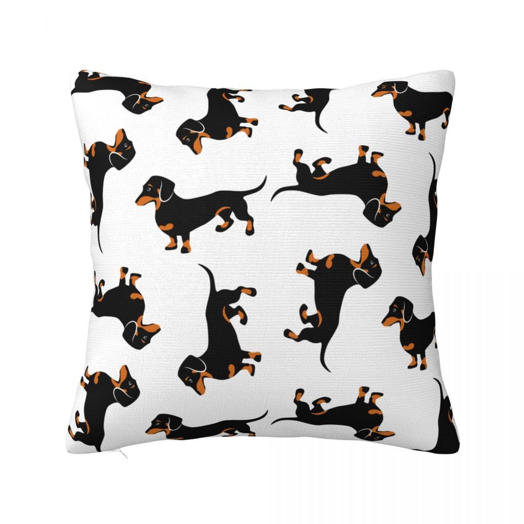 Pet Galgo Lurcher Dachshund Animal Hip Hop Cute Throw Pillow Cover Polyester Decorative Pillow Dog Lover Funny Cushion Covers