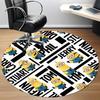 1PC Minions Characters Office Round Area Rug, Indoor Mat Suitable For Office, Under Office Chairs Bedroom Living Room Home Decor DT1212014