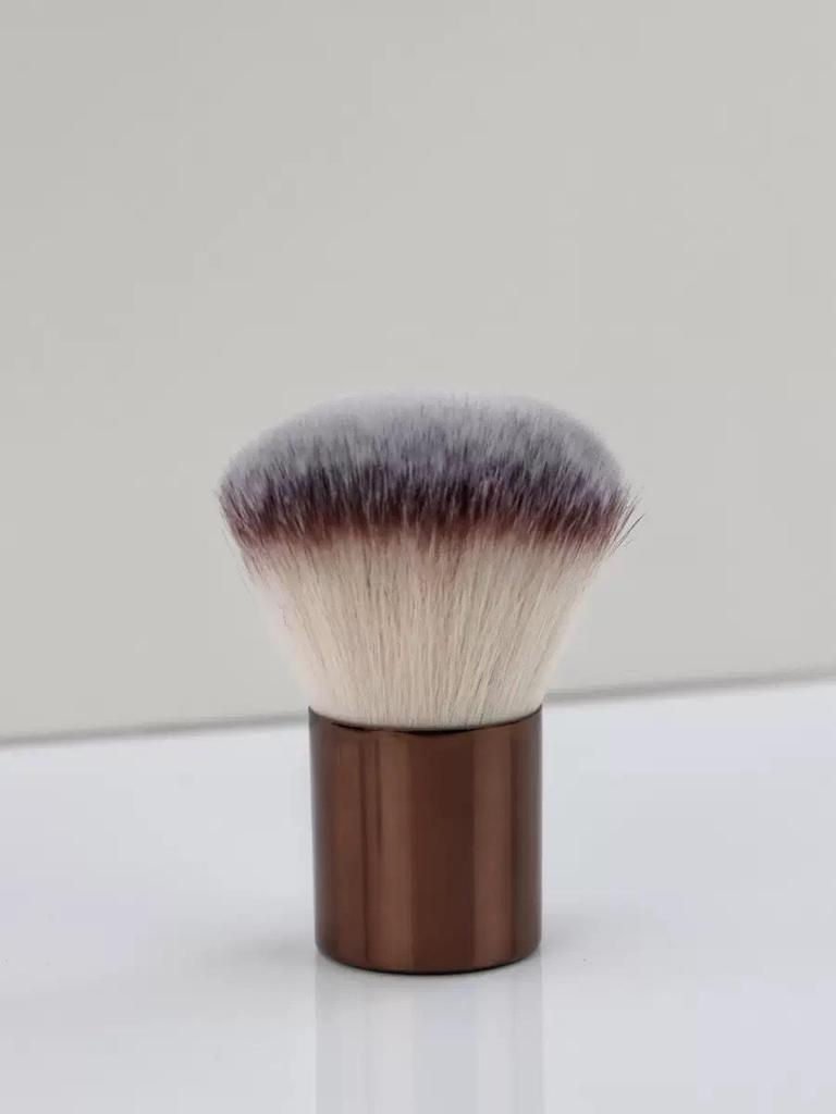 7-Piece Portable Double-Ended Makeup Brush Set: Includes Foundation, Loose Powder, Blush, and Contour Brushes