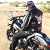 Men's Classic Lambskin Leather Motorcycle Vest with 14 Embroidered Badges