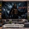 Predator Personalized Tapestry Support Custom Name, Wall Art Home Decoration