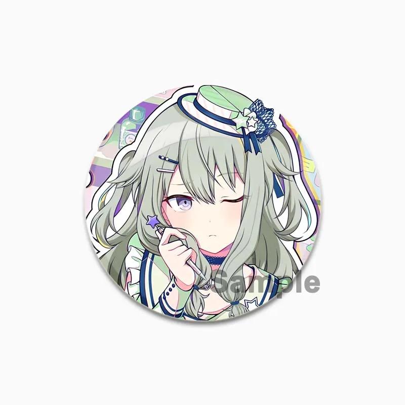 תג 32/44/58 מ"מ Genshin Impact קוספליי של קוסאנאגי ננה סיכות חמודות סיכות אמייל יצירתיות מעודנות לאביזרי תכשיטים לבגדים לתרמיל