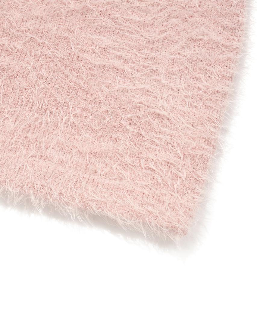 Pallet Hairy Knit Skirt Pink