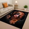Classic Breaking Wall 3D Illusion Dog Puppy Living Room Non-Slip Area Rug Carpet for Bedroom Playroom Sofa,Home Decor Doormat