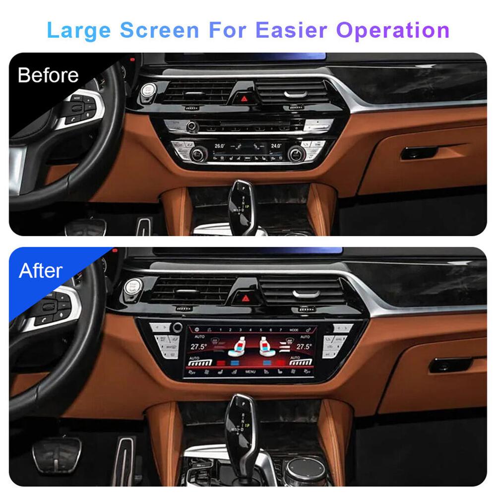 Air Conditioner LCD Touch Screen Digital A/C Panel For BMW 5 Series M5 2018-2022