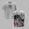 Anime Jujutsu Kaisen Choso Graphic T Shirt Men Short Sleeve Clothing Oversized Tshirt Washed Cotton Tee Harajuku Male T-shirt