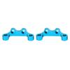 2 Pcs RC Métal Support de Bras de Suspension Supérieur pour Tamiya TT02 1/10 Voiture RC Pièces de Mise à NiveauBleu