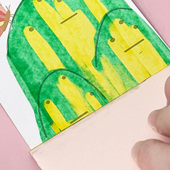 35Pcs/Set Kids Squeegee Art Craft Kit Rainbow Scratch Paper Art Kit Educational DIY Children Dot Scratch Painting Toy Toddlers Boys Girls Party Gift