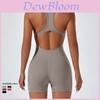 Yoga Jumpsuit Met Ademend Stof Hoge Elasticiteit Voor Fitness Enthousiastelingen
