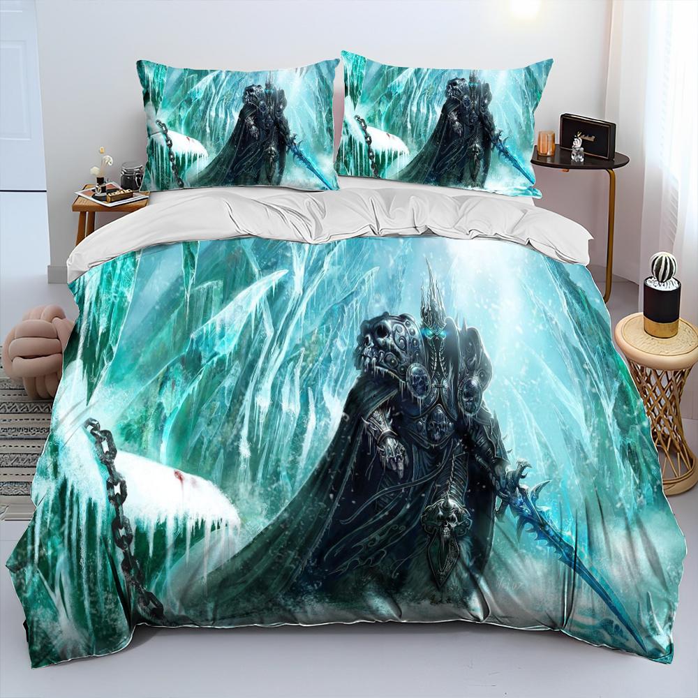 World of Warcraft, WOW, Mängija Mängija Tekikott Voodipesu Komplekt, Tekikoti Kate Voodi Komplekt Tekikoti Kate Padjapüür, Kuninga Suuruse Kuninganna Suuruse Voodipesu Komplekt