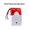 103 Fire Protection Wired Sound and Light Alarm Sensor