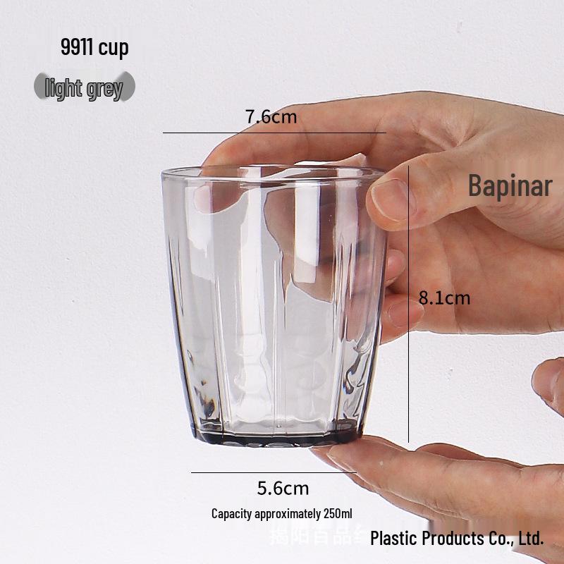 High-Temperature Resistant Acrylic Beverage Mug for Tea, Water, and More