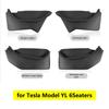 For Tesla Model Y YL Juniper 2025 2026 Door Side Storage Box Fully Covered TPE Front Rear Door Organizer Tray Car Accessories