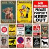 HD Tin Sign Funny Humor  Warning Wall Decor  Retro Vintage Sarcastic Metal Poster for Home Bar Man Cave Bathroom
